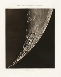 Carte photographique de la lune, planche XVI.A (Fotografisk karta över månen, plansch XVI.A),5 september