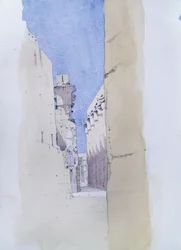 Luxor Temple (wc på papper)