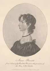 Anne Brontë, graverad av Walker & Boutall, ca 1836-49 (gravyr)