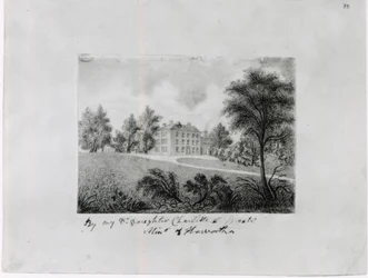 The Roe Head School, ca 1831-32 (conte på papper)