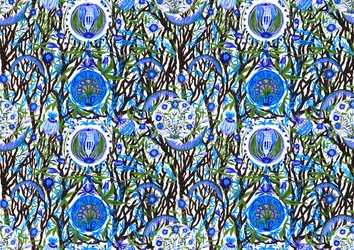 Ashmolean Museum Pattern Design #2, 2020 (pensel och pennor)