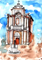 Byggnad i Siena, 2020