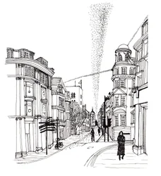 Cornmarket Street, 2019 (penna och bläck)