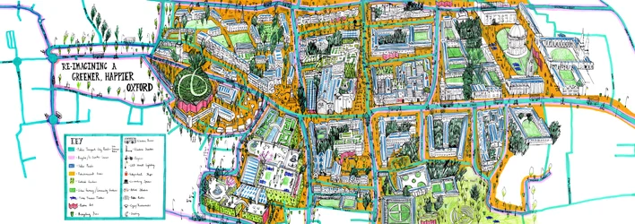 Karta över Oxford, 2021