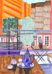 Prenzlauer Berg, 2017 (penselpennor)