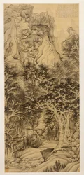 Berget med fem grå starr, 1650.