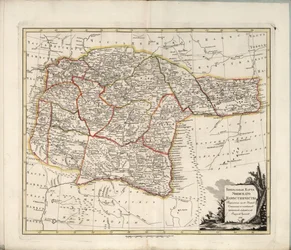 Allmän karta över Ufa Governorate, 1791.