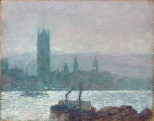 Houses of Parliament, tidig kväll