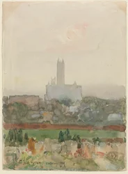 Canterbury Cathedral recto, 1889.