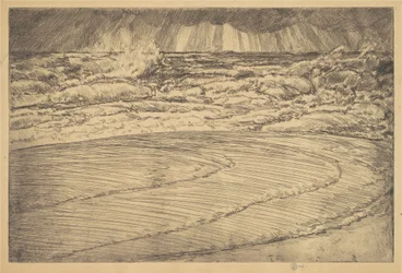 Heavy Surf, High Tide, Easthampton