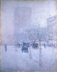 Sen eftermiddag, New York, vinter