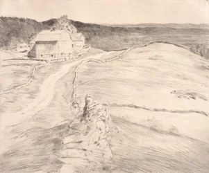 Lång bergsrygg