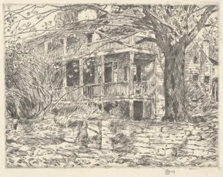 Gamla huset, Cos Cob, 1915