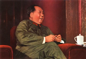 Porträtt av Mao Zedong