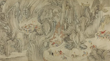 En jakt i himlens berg, sen Ming-tidig Qing-dynastin