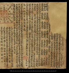 Almanacka, Dunhuang Mogao (bläck på papper)
