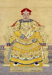 Kejsar Qianlong i ålderdom (1711-1799)
