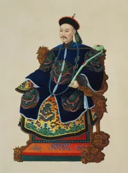 Porträtt av en mandarin (wc)