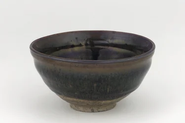 Teskål i stil med Jian ware, Nanping, Fujian-provinsen, Southern Song eller Yuan-dynastin, 1200-1300-tal (keramik)