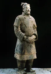 Krigare ur terrakottaarmén, kejsar Qin Shi Huangs mausoleum, 200-talet f.Kr.