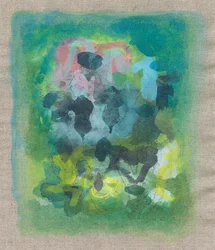 Abstrakt komposition IV, 2023 (blandteknik - akrylfärg,