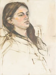 Manuela, porträttstudie, 2015