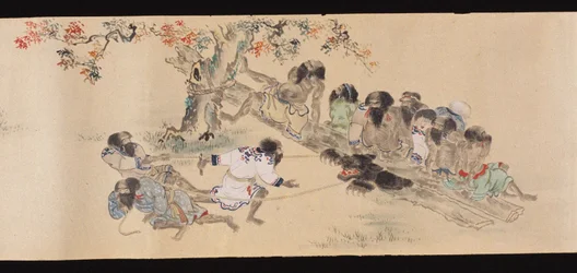 Ainu under björnjakt, 1800-1829.