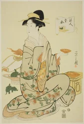 Jurojin, från serien "A Comparison of the Treasures of the Gods of Good Fortune (Fukujin takara awase)"