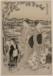 Omu the Parrot (från serien Seven Elegant Episodes from the Life of the Poetess Ono no Komachi)