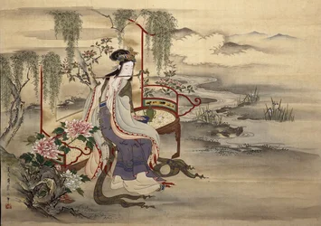Den kinesiska skönheten Yang Guifei, cirka 1810-1815
