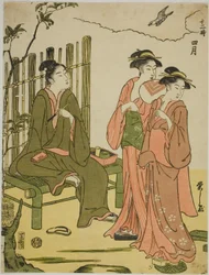 Den fjärde månaden (Shigatsu), från serien "De tolv månaderna (Juni toki)"
