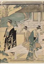 The Matsukaze Chapter of the Tale of Genji (från serien The Tale of Genji in Elegant Modern Dress)