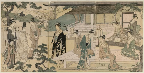 The Matsukaze Chapter of the Tale of Genji från serien The Tale of Genji, ca. 1791.