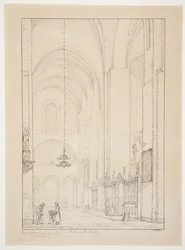 Utgivare för "Prospect of the interior of the northern transept of Aarhus Cathedral"