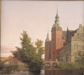 Frederiksborgs slott sett från nordväst