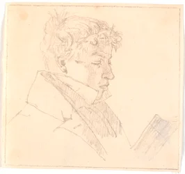 Läsande ung man, konstnärens äldste bror, pastor Carl Adolf Købke (1804-1840) ?