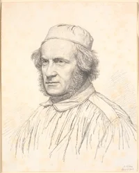 Porträtt av H.W.Bissen (1798-1868)