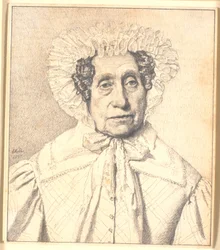 Porträtt av Maren Krohn, född Rasmussen