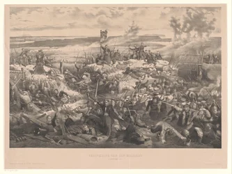 Slaget vid Malachov Erövringen av Malakoff. 8 september 1855 (titel på objekt)