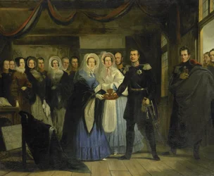 Prinsessan av Oranien tar emot Alexander II