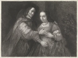 Porträtt av en häst som gestalter från Gamla testamentet, kallad "The Jewish Bride"