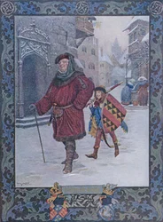 Sir John Falstaff från "Henry IV" av William Shakespeare (1564-1616), omkring 1900.