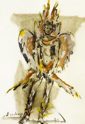 Illustration från "Amphitryon 38" av Jean Giraudoux