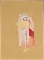 Paret (gouache och akvarell på papper)