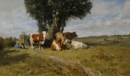 Landskap med kor
