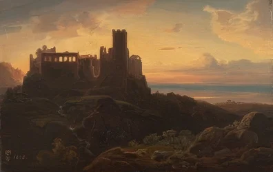 Slottsruiner. 1838