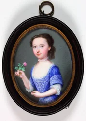 Lady Elizabeth Cavendish Bentinck, senare Marchioness of Bath (emalj)