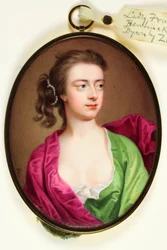 Lady Frances Wilhelmina Bentinck, Lady Byron (emalj)