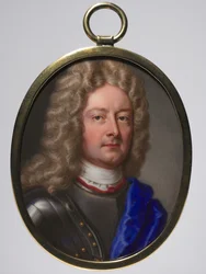 Porträtt av John Churchill, 1:e hertig av Marlborough, 1715.