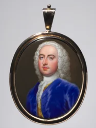 Porträtt av en man, ca. 1735.